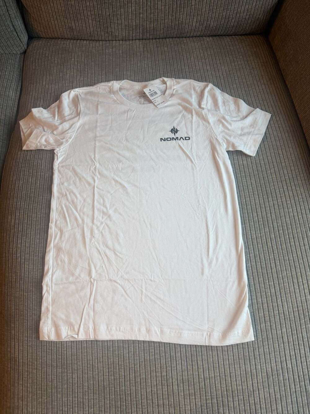Nomad Flag Logo White Short Sleeve T-Shirt